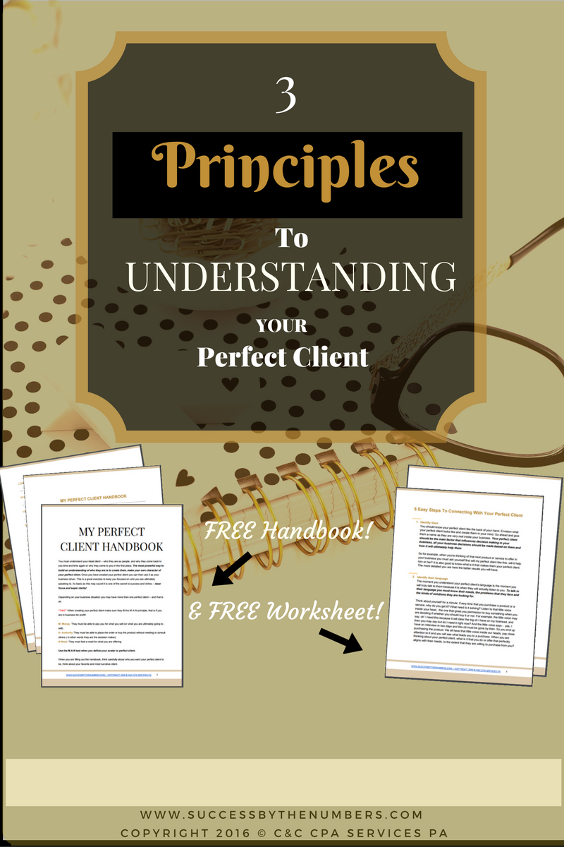 3 Principles To Understanding Your Perfect Client – Success By The Numbers